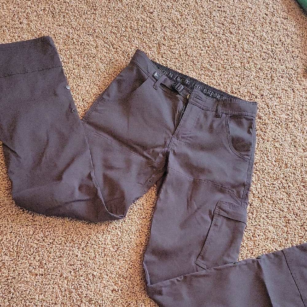 Prana Grey Cargo Pants